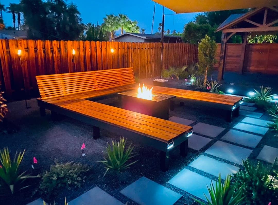 picture of a newly remodeled custom lounge designed by Blue Ladder Designs